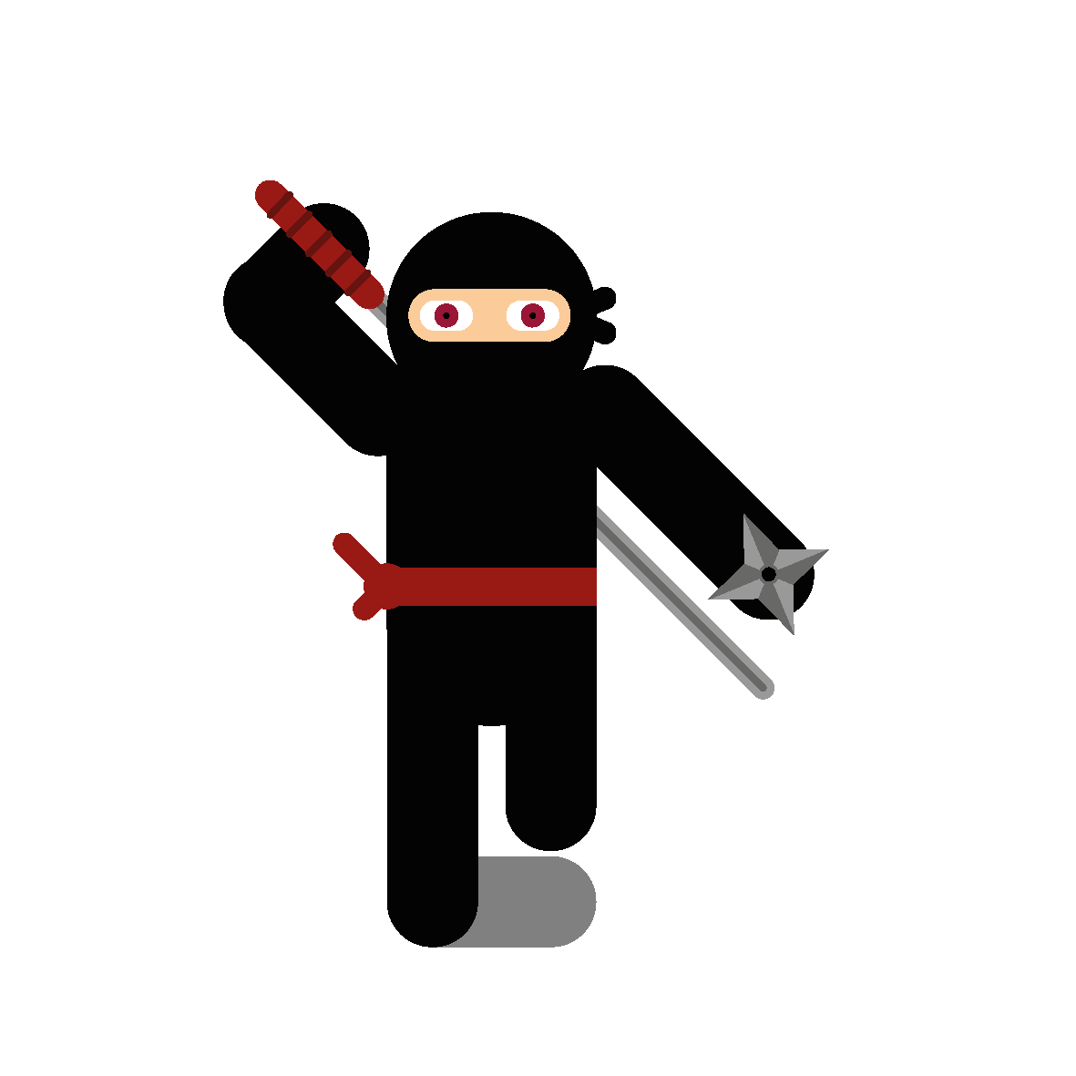 Red-belt Thrower Ninja sprite