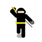 Yellow-belt Fast Ninja sprite